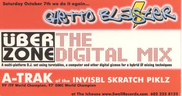 Ghetto Blaster flyer, The Ichouse, Arizona, October 7, 2000 (best guess)
