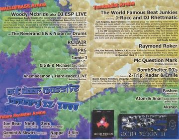 Out Door Massive flyer, Arizona, January 22, 2000