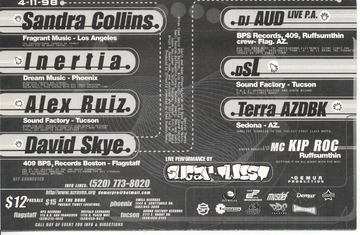 Picture 112 flyer, Tucson, April 11, 1998