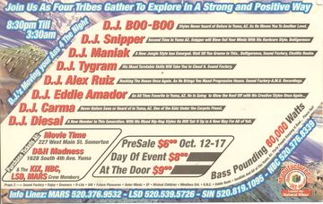 Four Tribes flyer, Yuma, Date unknown