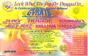 Look What The Firefly Dragged In flyer, Tucson, Date unknown