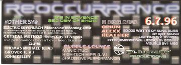 Reoccurrence flyer, Tucson, June 7, 1996