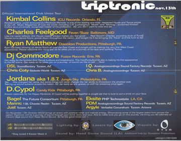 Triptronic flyer, Tucson, November 13, year unknown