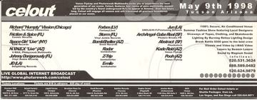 Celout flyer, Tucson, May 9, 1998