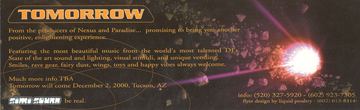 Tomorrow flyer, Tucson, December 2, 2000