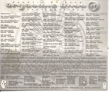 Dynamic Blues 11 flyer, Tucson, c. 2001