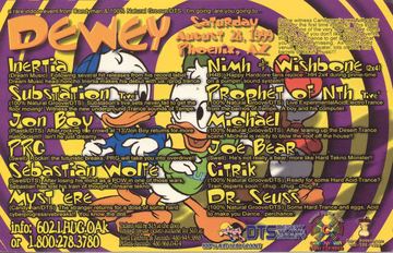 Dewey flyer, Phoenix, August 28, 1999