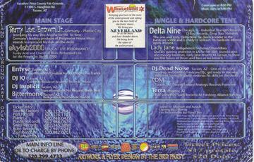 Wasteland Playground Party flyer, Pima County Fair Grounds, Tucson, Date unknown