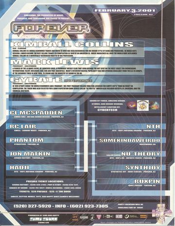 Forever flyer, Tucson, February 3, 2001