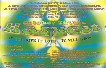 Harvest flyer, Tucson, October 26, 1996 (year estimated)