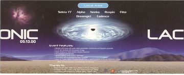 ...ONIC ... LAC flyer, Tucson, May 13, 2000