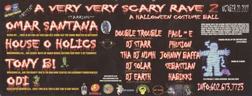 A Very Very Scary Rave 2 flyer, Tucson, October 20, 2001