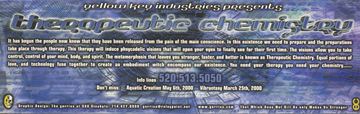 Therapeutic Chemistry flyer, Tucson, c. 2000