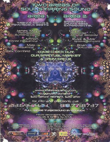 Two Areas of Soul Stirring Sound flyer, Arizona, Date unknown