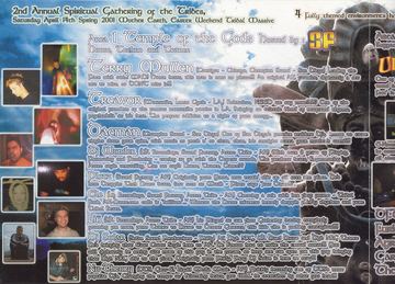 2nd Annual Spiritual Gathering of the Tribes flyer, Mother Earth, Arizona, April 14, 2001
