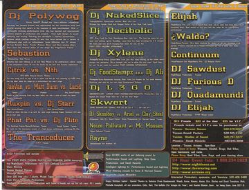 NightDance Productions flyer, Tucson, Date unknown