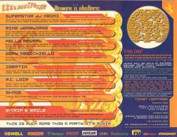 Musik '98 flyer, Arizona, March 28, 1998