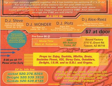 Wicked Children flyer, Arizona, Date unknown