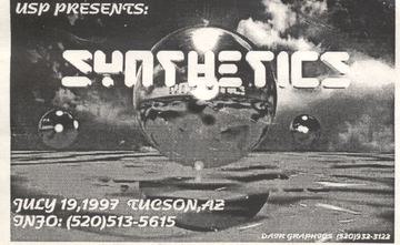 Synthetics flyer, Tucson, July 19, 1997