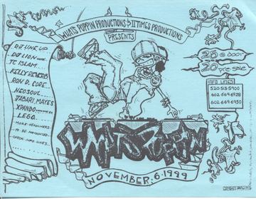 Whats Poppin flyer, Arizona, November 6, 1999