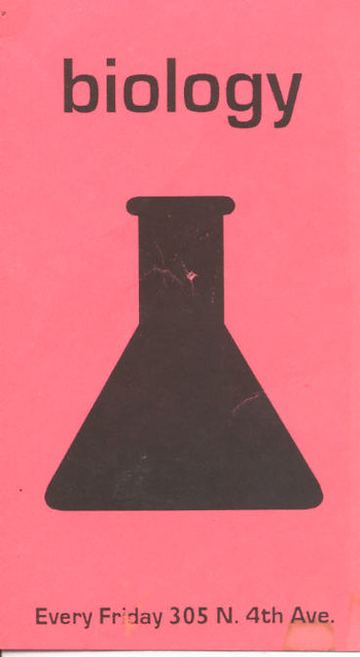 Biology flyer, 305 N. 4th Ave, Arizona, Date unknown