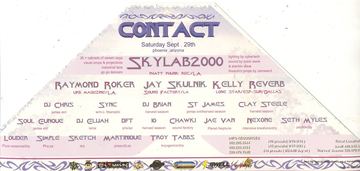 Contact flyer, Phoenix, September 29, 2001