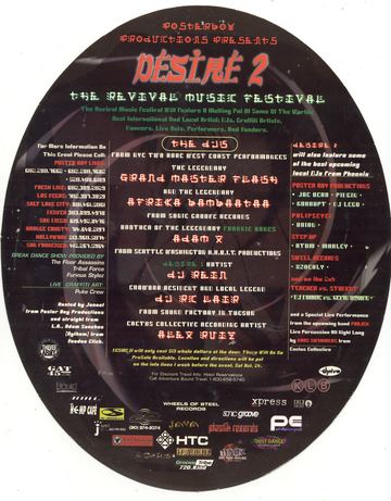 Desire 2 flyer, Arizona, Date unknown