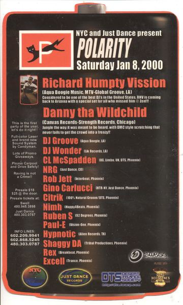 Polarity flyer, Zen, Arizona, January 8, 2000