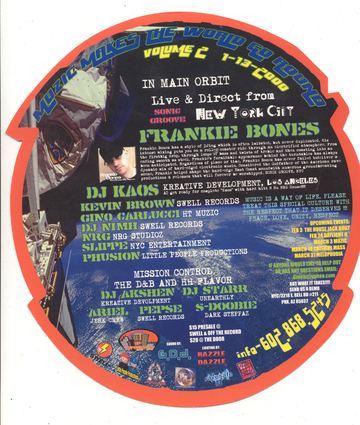Muzic Makes the World Go Round Vol. 2 flyer, Arizona, January 13, 2000