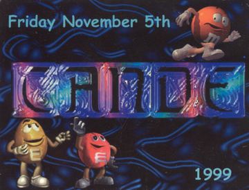 Candie flyer, Tucson, November 5, 1999