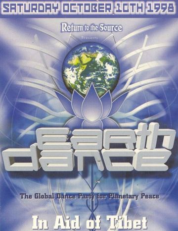 Earth Dance flyer, Tucson, October 10, 1998