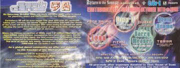 Earthdance 98 flyer, Tucson, October 10, 1998