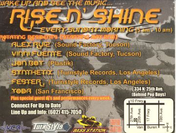 Rise n' Shine flyer, 334 N. 25th Ave., Tucson, Date unknown