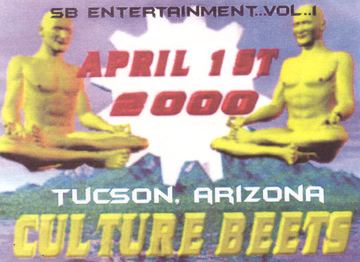 Culture Beets flyer, Tucson, April 1, 2000