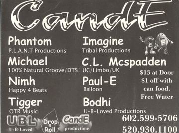 CandE flyer, Tucson, Date unknown