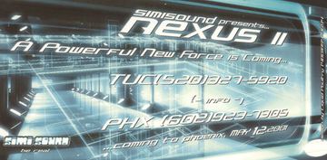 Nexus II flyer, Phoenix, May 12, 2001