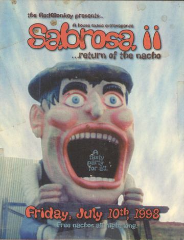 Sabrosa II flyer, Tucson, July 10, 1998