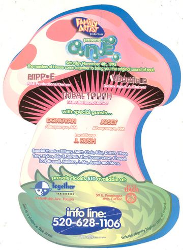 Drip Drop flyer, Tucson, July 10, 1999