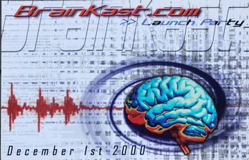 BrainKast.com launch party flyer, Billy Gordon's, Tempe, December 1, 2000